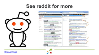 See reddit for more
Original thread
 