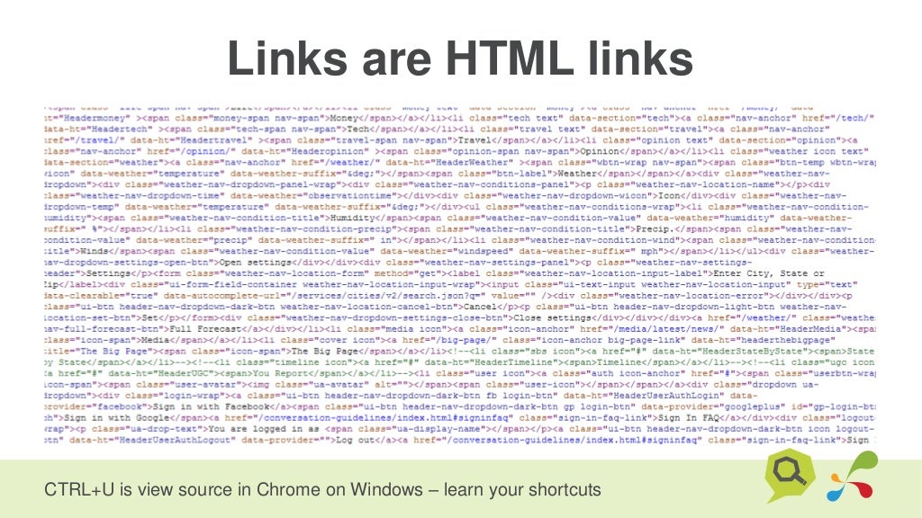 …and the href is the