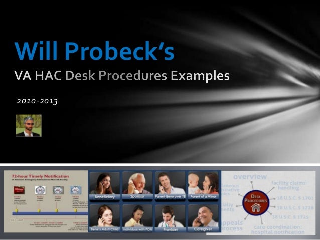 Will S Va Desk Procedures Examples
