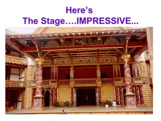 Here’s  The Stage….IMPRESSIVE... 