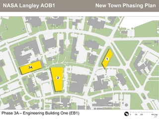 NASA Langley AOB1                           New Town Phasing Plan




Phase 3A – Engineering Building One (EB1)
                                                                37
 