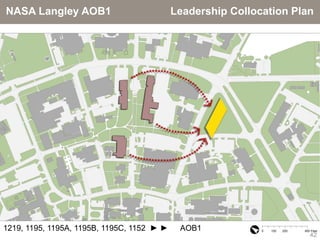 NASA Langley AOB1                           Leadership Collocation Plan




1219, 1195, 1195A, 1195B, 1195C, 1152 ► ►    AOB1
                                                                      42
 