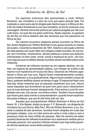 William Rante William branham um profeta visita a áfrica do sul - por julius ...