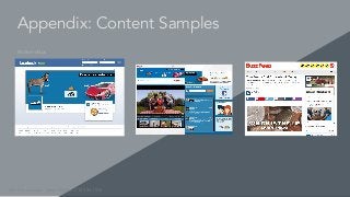 Appendix: Content Samples
Partnerships
Will Chamberlain, Social Media - 310 926 1516
 