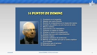Edward DEMING ⁞ El Rincón del Sueko 512/02/2016
 