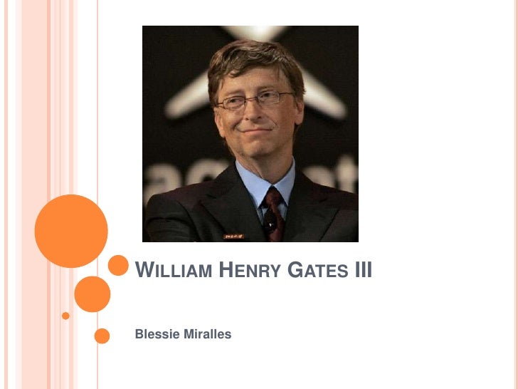 William henry gates iii