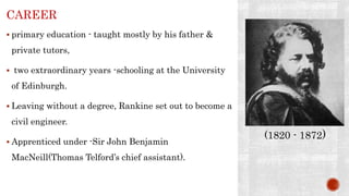 William john macquorn rankine PPT
