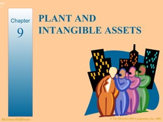 © The McGraw-Hill Companies, Inc., 2003McGraw-Hill/Irwin
Slide
9-1
PLANT AND
INTANGIBLE ASSETS
Chapter
9
 