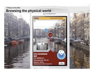 3 Phases of the Web

Browsing the physical world




                      19 | © 2009 Anthony D. Williams. All Rights Reserved.
 