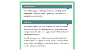 William shakespeare
