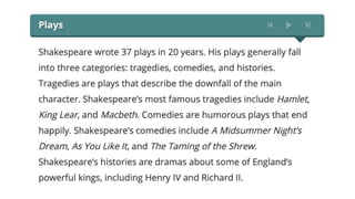 William shakespeare