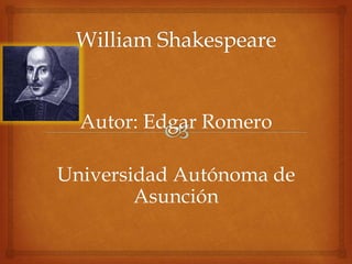Autor: Edgar Romero
Universidad Autónoma de
Asunción
 