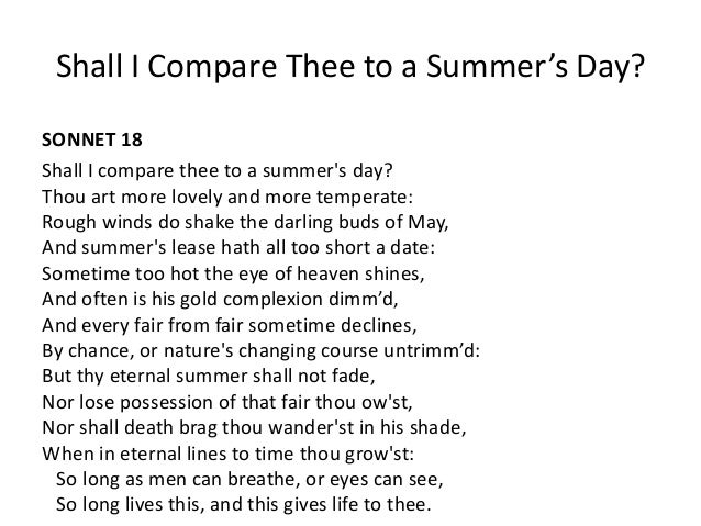 How to write a sonnet about love