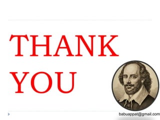 THANK
YOU
babuappat@gmail.com
