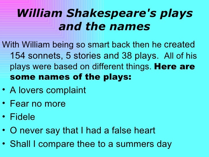 three categories of william shakespeares plays Shakespeare's plays, listed by genre list plays alphabetically by number of words by number of speeches by date links lead to the play's text and the dramatis. three categories of william shakespeares plays Shakespeare's plays, listed by genre list plays alphabetically by number of words by number of speeches by date links lead to the play's text and the dramatis.
