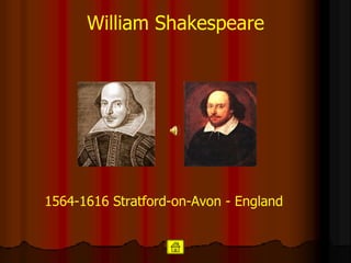 William Shakespeare 1564-1616 Stratford-on-Avon - England 