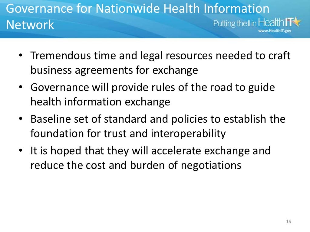 Health Information Exchange Strategy