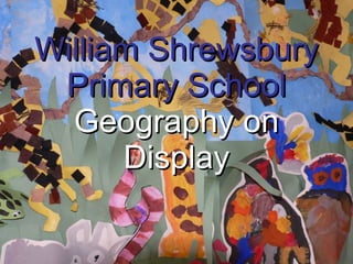 William Shrewsbury Primary School Geography on Display 