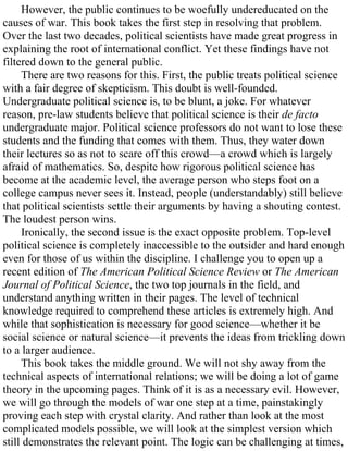 William spaniel game theory 101 the rationality of war | PDF