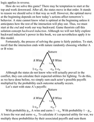 William spaniel game theory 101 the rationality of war | PDF