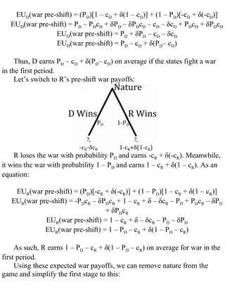 William spaniel game theory 101 the rationality of war | PDF