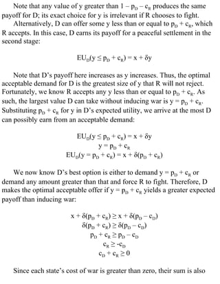 William spaniel game theory 101 the rationality of war | PDF