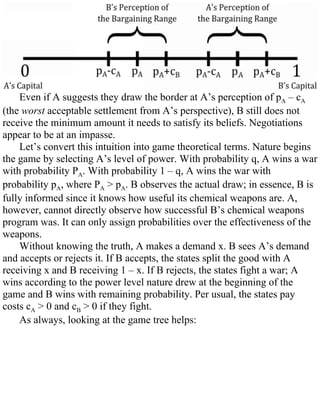 William spaniel game theory 101 the rationality of war | PDF