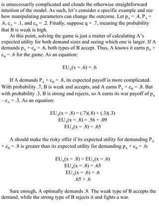 William spaniel game theory 101 the rationality of war | PDF