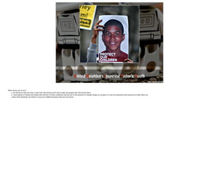 LOGO 
United Neighbors Inspiring Today’s Youth 
http://goo.gl/arPr4N 
What drives you to act? 
• I am driven by the fact that I come from the bottom and I aim to help the people that still remain there. 
• I have plenty of friends and family who still live in those conditions and are not in the position to change things so my goal is to use my education and resources to help them out. 
• More than anything I am driven to save our children because they are our future. !! 
 