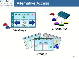 Alternative Access IntelliKeys Overlays IntelliSwitch 