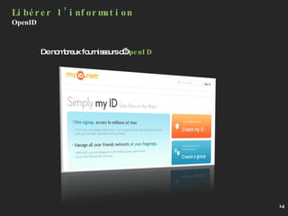 De nombreux fournisseurs d’ OpenID Libérer l’information OpenID 