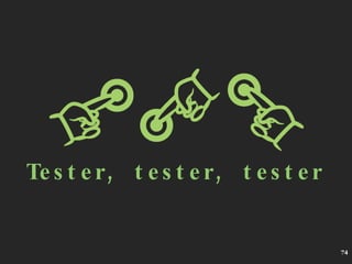 Tester, tester, tester  