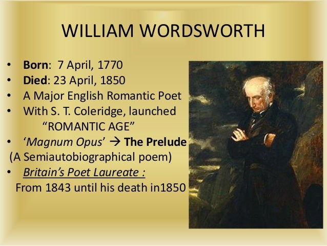 The Prelude - William Wordsworth