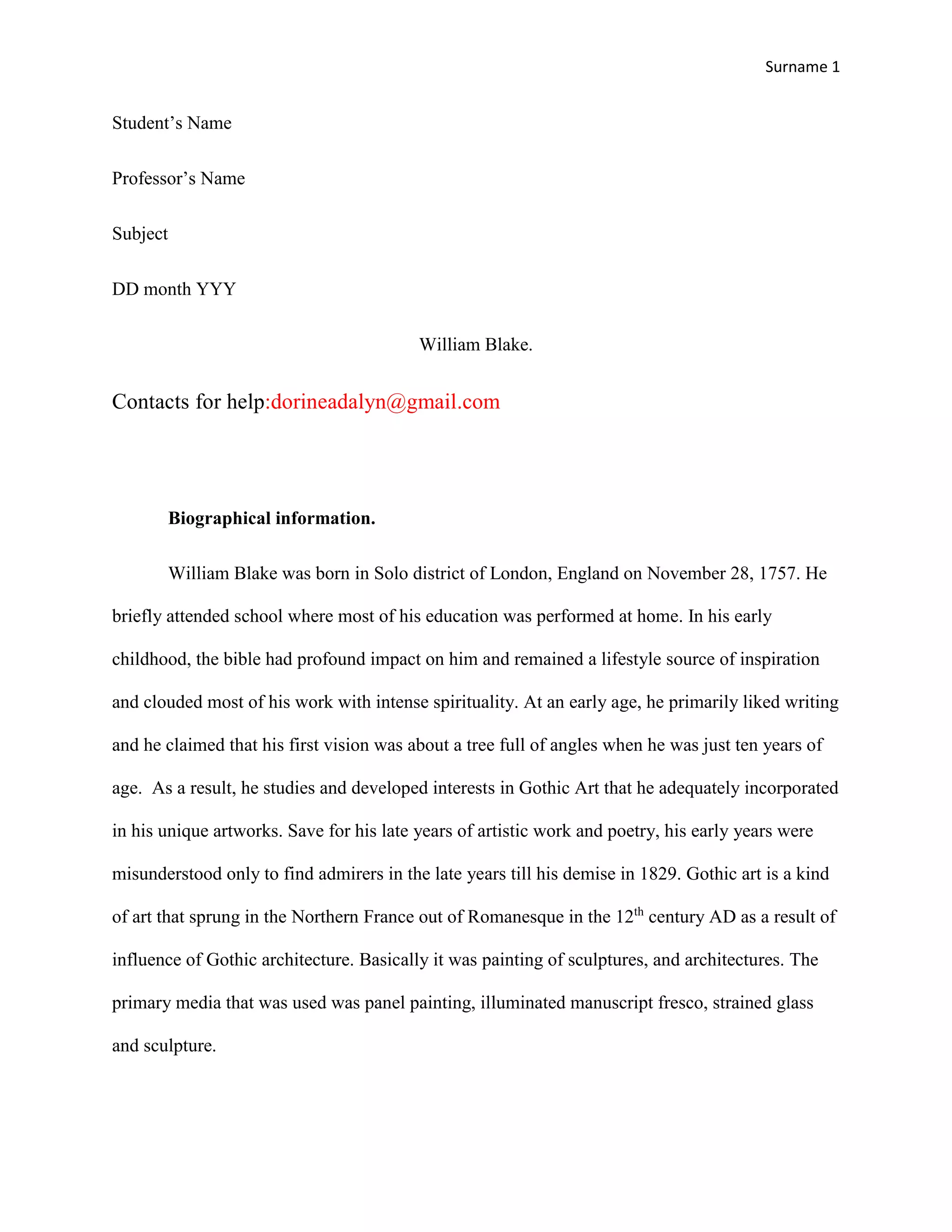 willima blake.docx