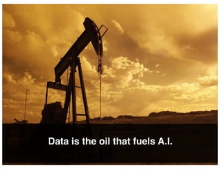 Data is the oil that fuels A.I.
 