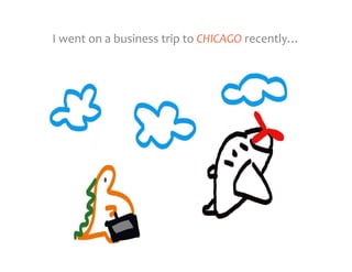 I went on a business trip to CHICAGO recently…
 