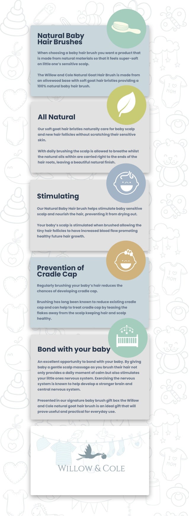 natural baby hair brush