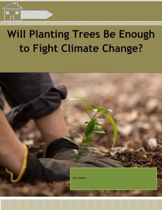 Will Planting Trees Be Enough
to Fight Climate Change?
U.S. Lawns
 