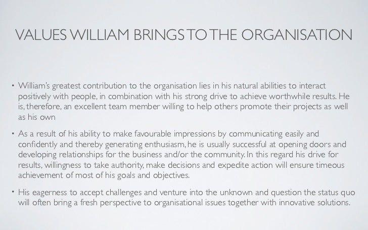 what can i bring to your company what can you bring to the team
