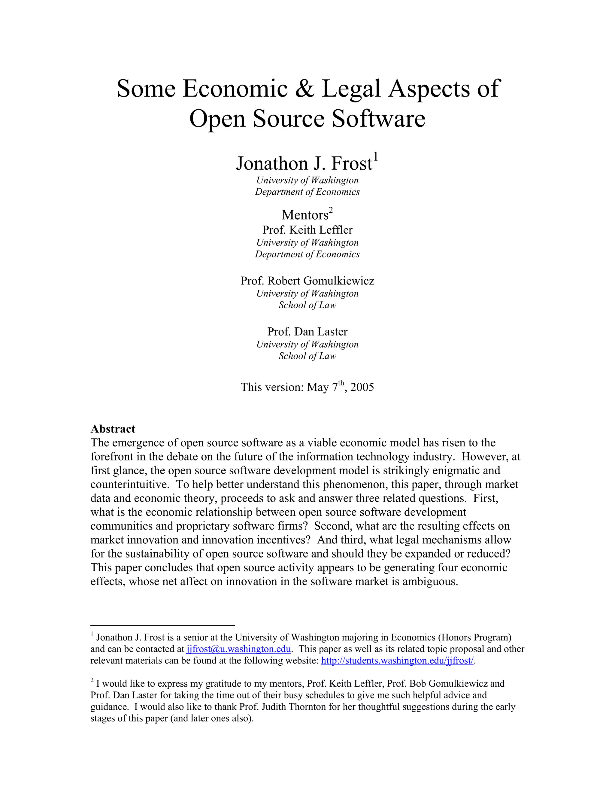 Will Software Legal