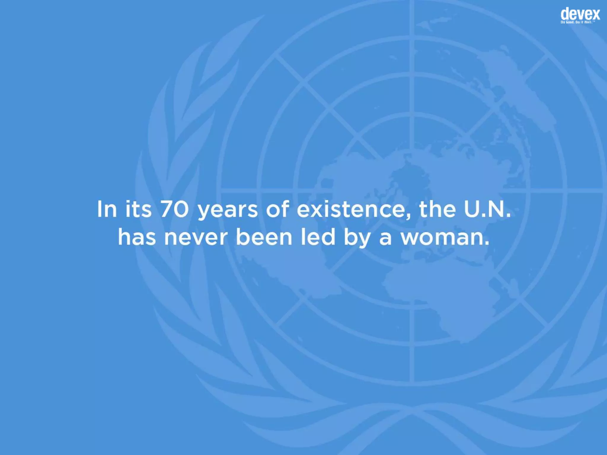 Will the 9th U.N. secretary-general be a woman?