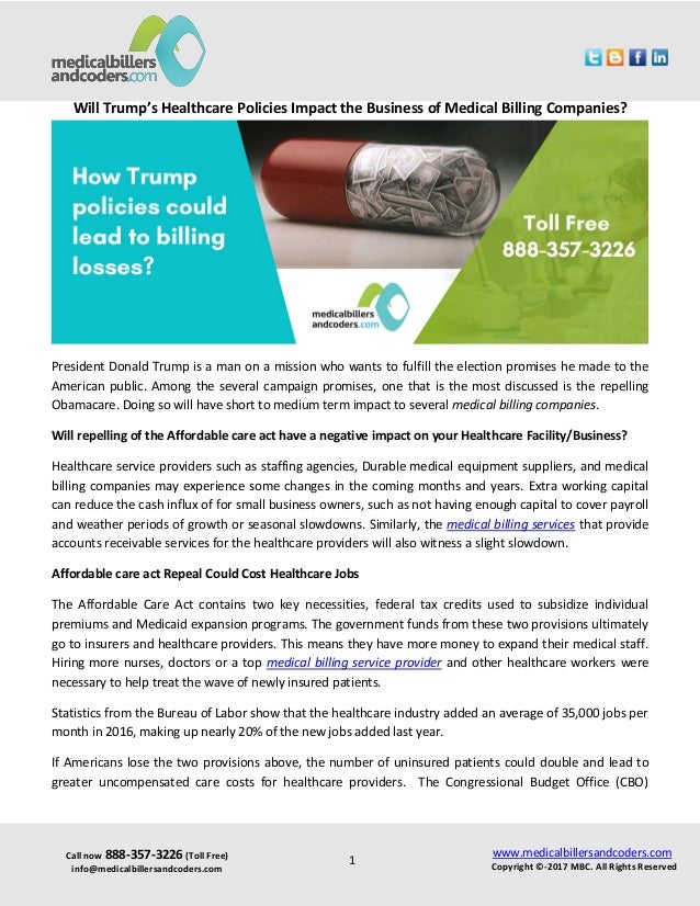will trump policies impact on billing losses small business billing services