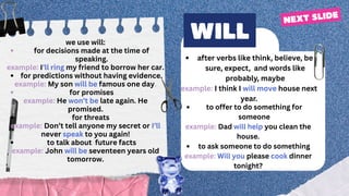 Mastering Future Tenses: Using 'Will' and 'Be Going To' in English | PDF