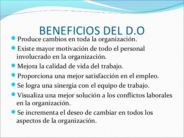 DESARROLLO ORGANIZACIONAL