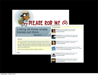 Wednesday, 10 March 2010
 