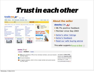 Trust in each other




Wednesday, 10 March 2010
 