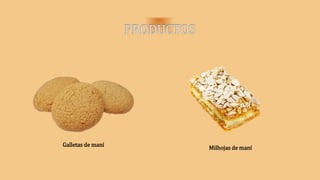 Galletas de maní
Milhojas de maní