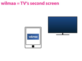 wilmaa = TV‘s second screen
 