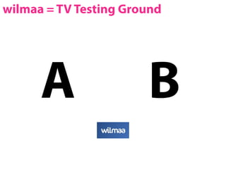 wilmaa = TV Testing Ground




      A                B
 
