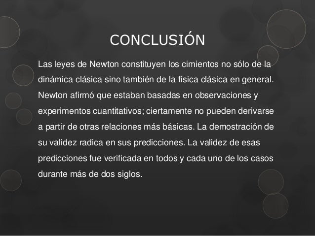 Leyes de Newton